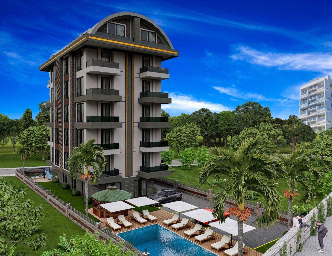 Apartment 1+2 in Alanya, Turkey No. 21506