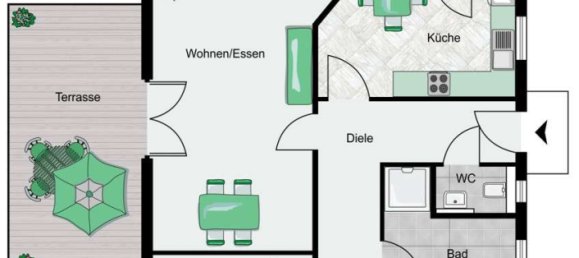 Bungalow de 2 dormitorios en Schleswig-Holstein, Germany No. 107564 7