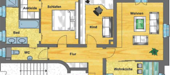 3غرفة شقة في Dresden, Germany رقم 309590 4