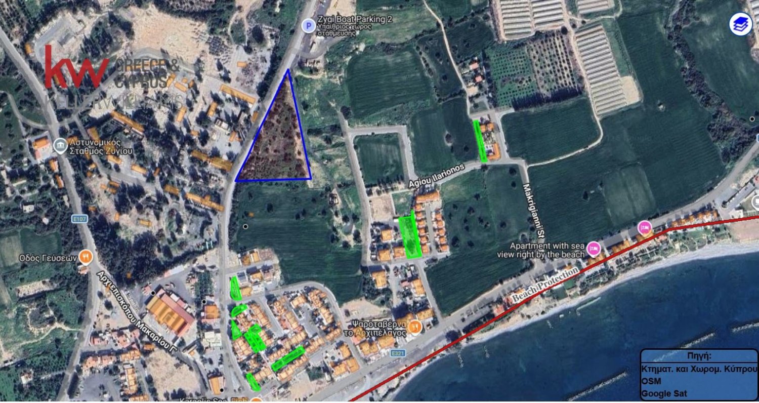  قطعة أرض في Zygi, Cyprus 9960متر مربع رقم 26004