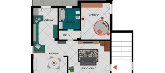 5غرفة شقة في Pinerolo, Italy رقم 196126 48