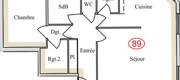 1 bedroom Apartment in Saint-Max, France No. 72766 13