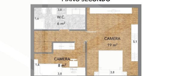 3 rooms Apartment in Ciampino, Italy No. 18496 3