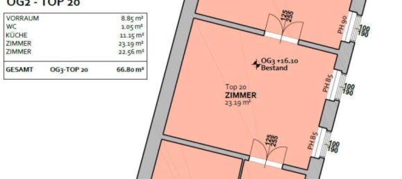 Apartamento de 2 habitaciónes en Margareten, Austria No. 240366 17