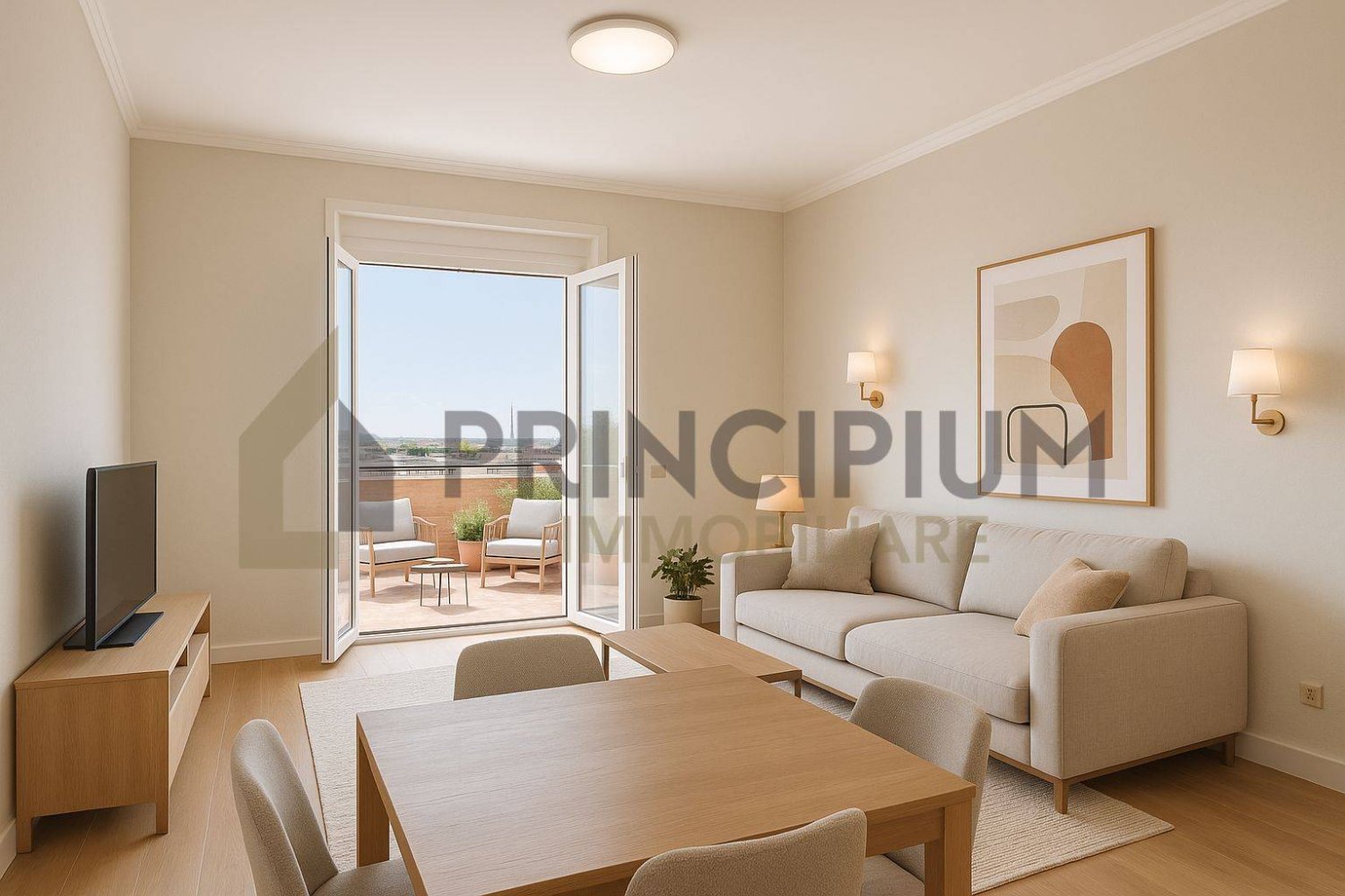 Пентхаус с 2 спальнями в Рим, Италия № 260122