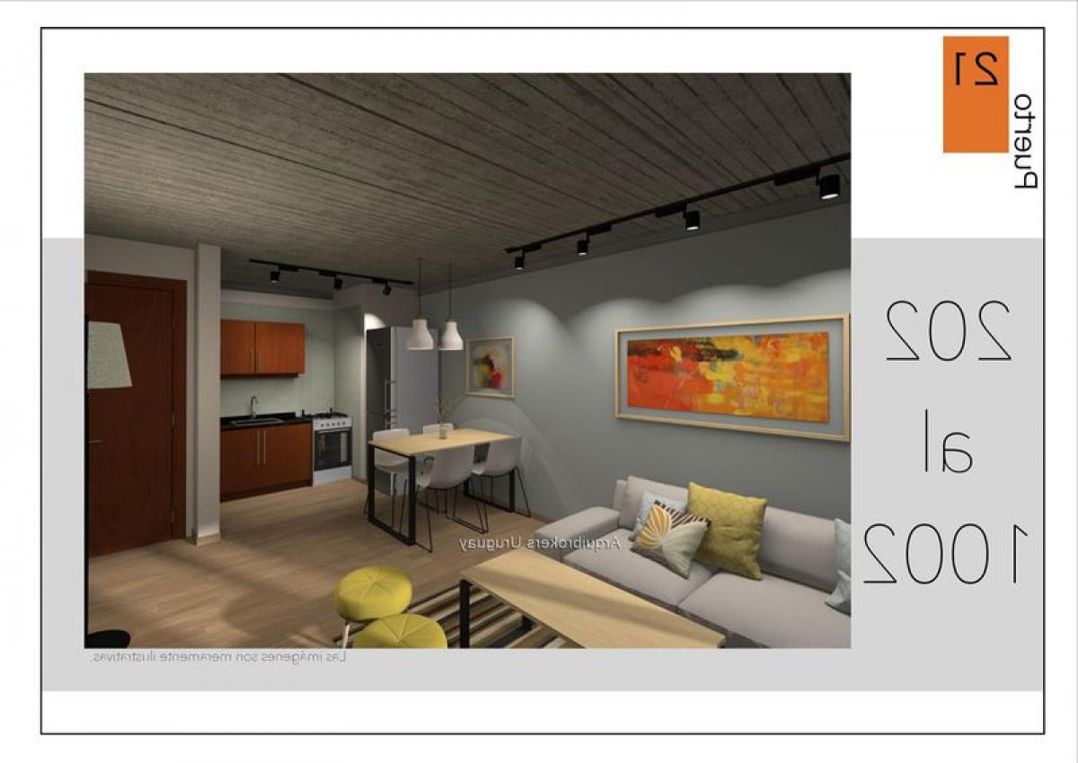 Квартира с 2 спальнями в Монтевидео, Уругвай № 9142