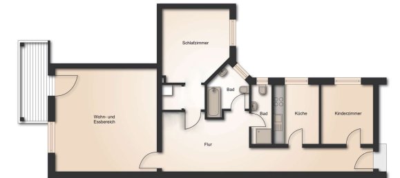 2 Schlafzimmer Wohnung in Niedersachsen, Germany, Nr. 327810 20