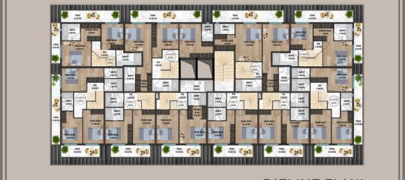 شقة 1+1 في Konakli, Turkey رقم 31245 24