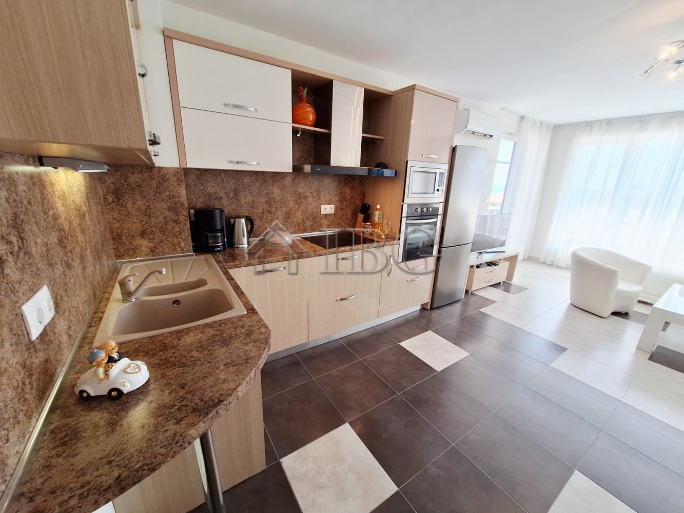 Квартира с 3 спальнями в Свети-Влас, Болгария № 1122