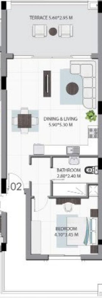 Studio in the Condo in Red Sea, Egypt No. 2223