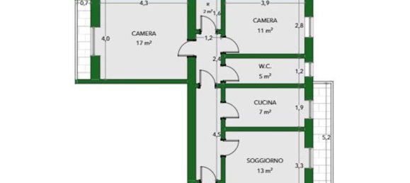 4 rooms Apartment in Pontedera, Italy No. 20070 19