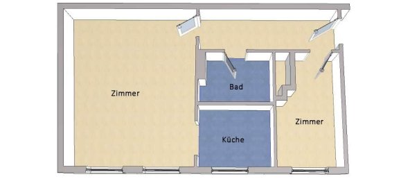 2 rooms Apartment in Kreuzberg, Germany No. 53413 6