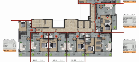 Apartamento de 1+1 en Avsallar, Turkey No. 31391 21