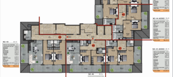 Apartamento de 1+1 en Avsallar, Turkey No. 31391 24