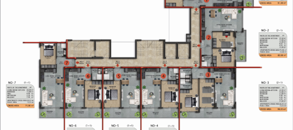Apartamento de 1+1 en Avsallar, Turkey No. 31391 18
