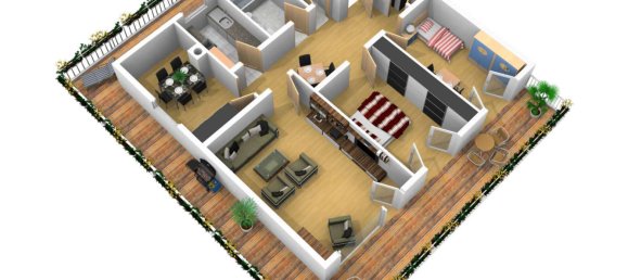 Пентхаус с 2 спальнями в Бодензе, Германия № 34373 12