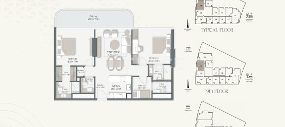 2 bedrooms Apartment for sale in Dubai, UAE № 177554 21
