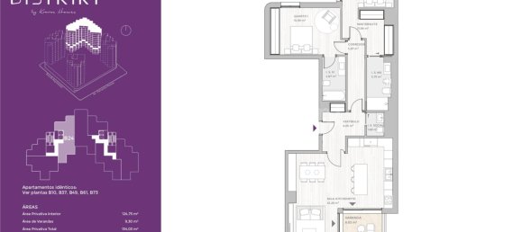 Apartamento T2 em Lisbon, Portugal N.º 113853 6