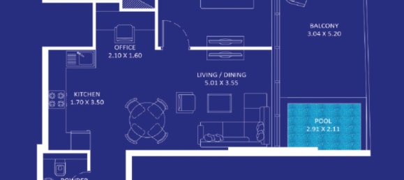 استوديو في Maritime City, UAE رقم 121617 7