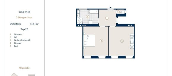 2 rooms Apartment in Mariahilf, Austria No. 236444 7