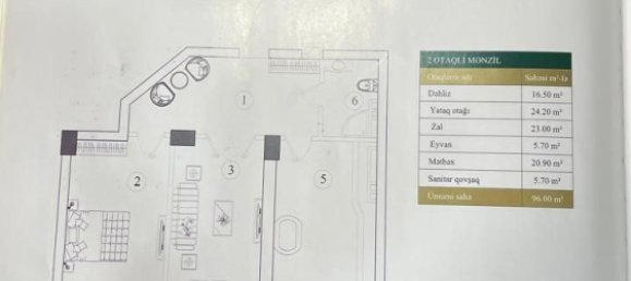 2 bedrooms Apartment in Baku, Azerbaijan No. 1645 4