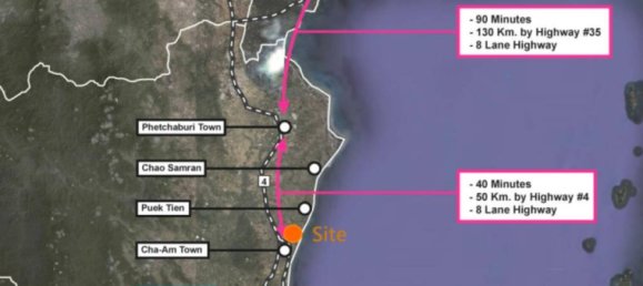 Terreno en Cha-am, Thailand No. 24438 2