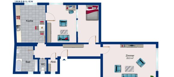 3 rooms Apartment in Wiener Neustadt, Austria No. 56484 12