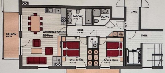Apartamento de 3 habitaciónes en Kaprun, Austria No. 149531 10