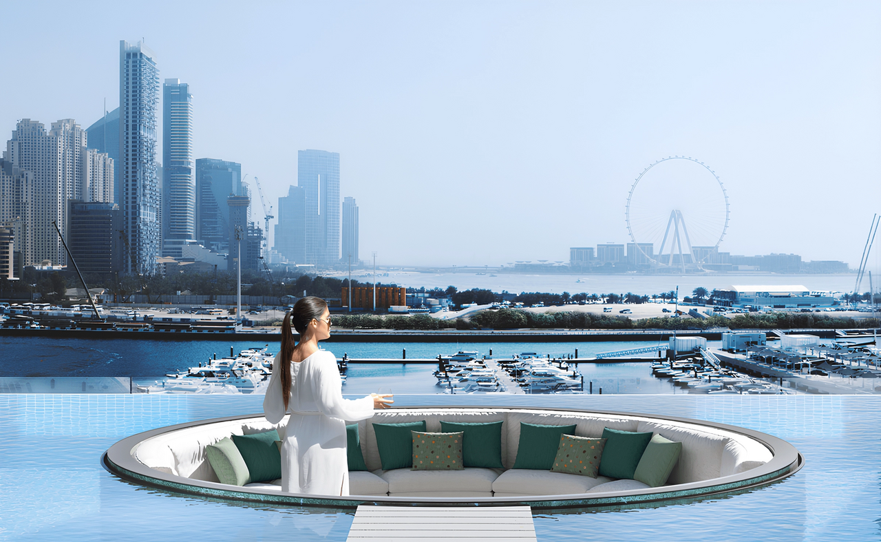 Apartamento de 1 dormitorio en Dubai Marina, UAE No. 96269