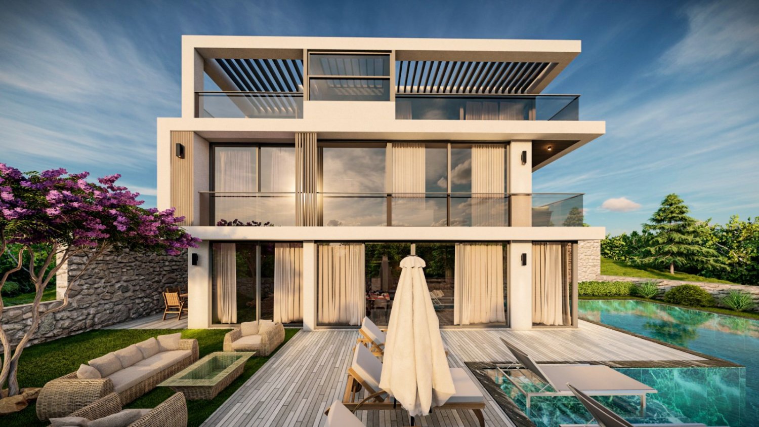 Villa 4+2 à Antalya, Turkey No. 9260
