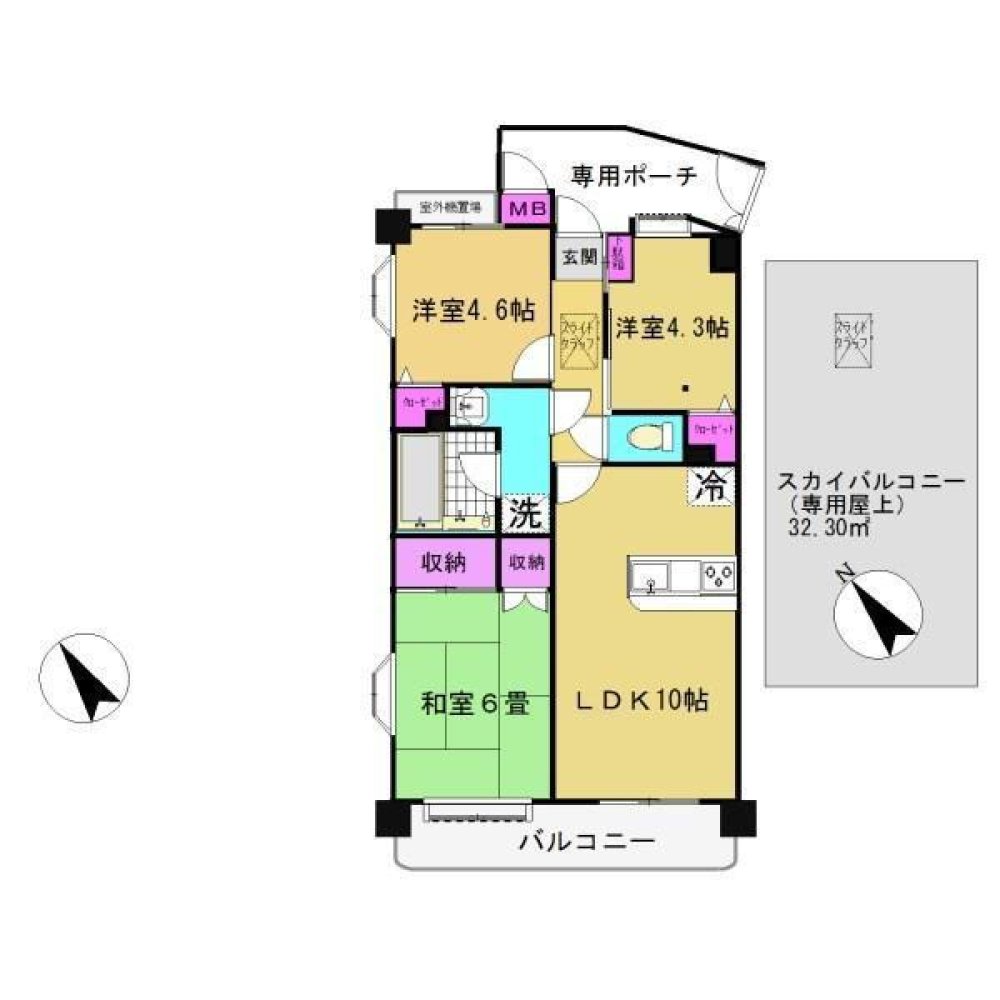 Apartamento T3 em Saitama, Japan N.º 2107