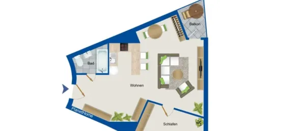 2 rooms Apartment in Schleswig-Flensburg, Germany No. 116338 10