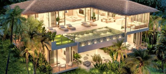 Вилла с 4 спальнями в Самуй, Таиланд № 19407 10