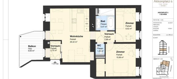 3 rooms Apartment in Rudolfsheim-Funfhaus, Austria No. 248890 10