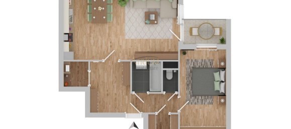 2 rooms Apartment in Brigittenau, Austria No. 100621 9