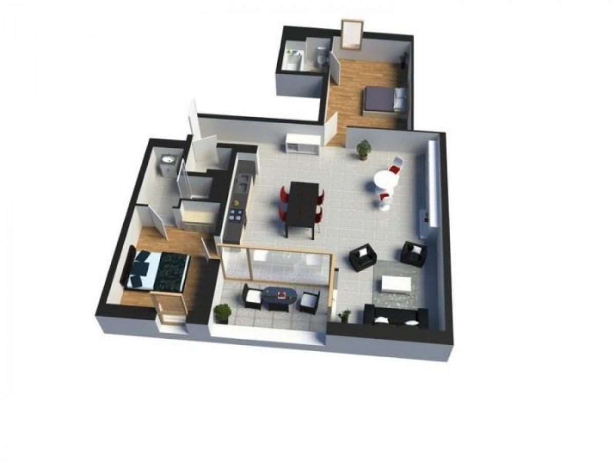 2 Schlafzimmer Eigentumswohnung in Fillinges, France, Nr. 31561