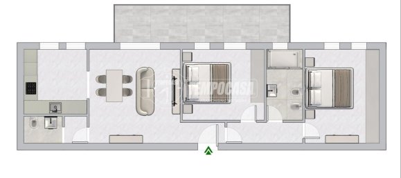 3-salle Appartement à Rimini, Italy No. 294863 24