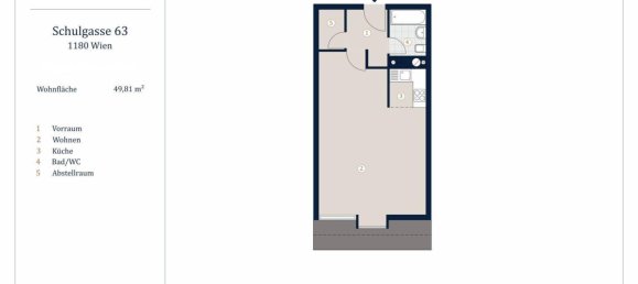 Studio in Währing, Austria, Nr. 159076 11