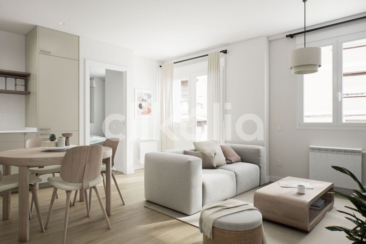 2 غرف نوم شقة في Madrid, Spain رقم 135223