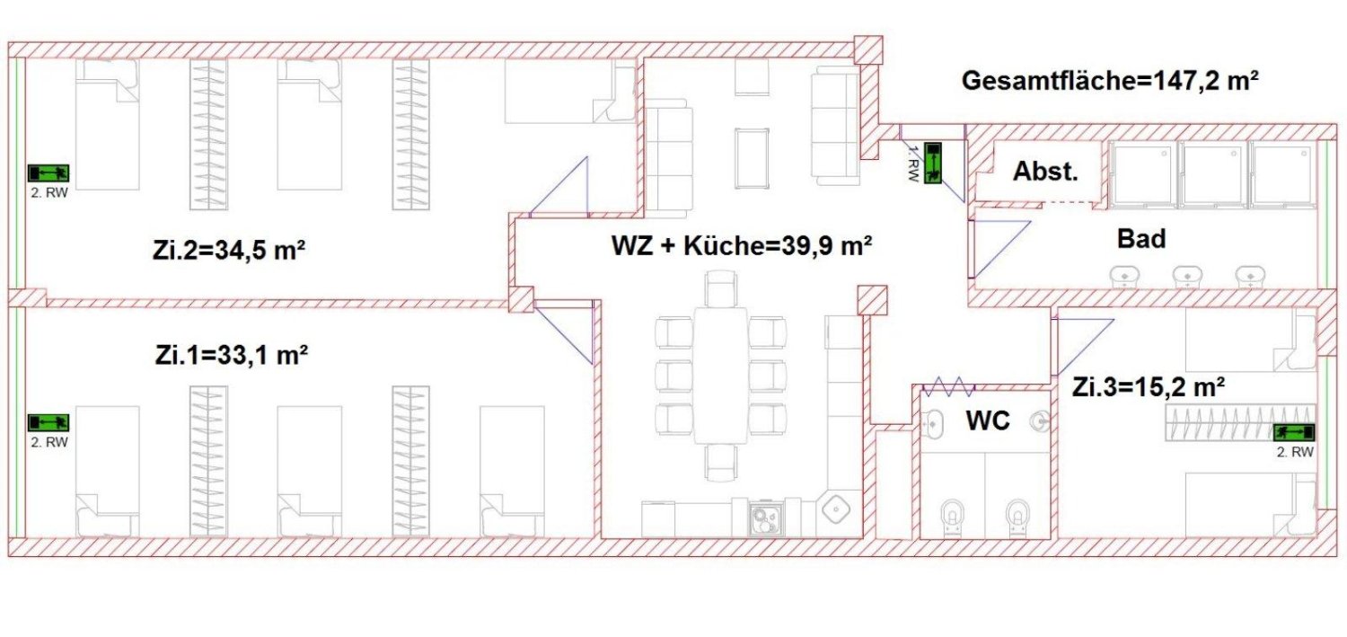 3 bedrooms Apartment in Ludwigshafen am Rhein, Germany No. 296448