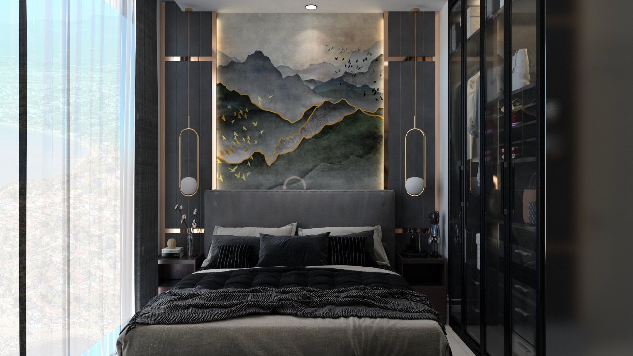 شقة 3+1 في Exodus Riverside Residence Demirtas, Demirtas, Turkey رقم 39887