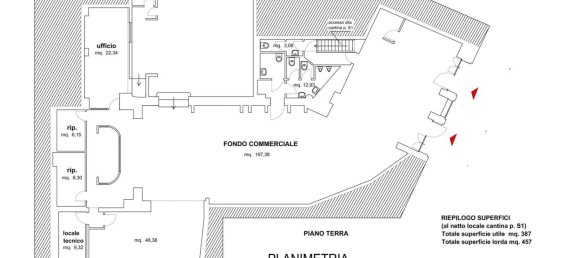 9 rooms Warehouse in Florence, Italy No. 178459 8