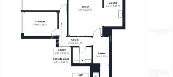 Apartamento de 2 dormitorios en Paris, France No. 292684 11