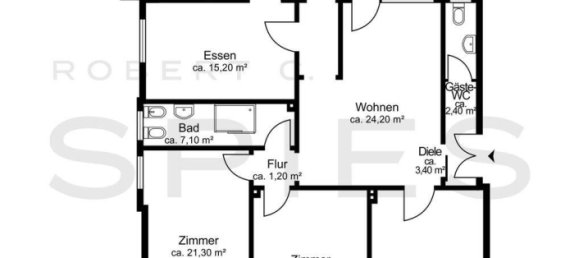 Квартира с 5 комнатами в Бремен, Германия № 287870 7