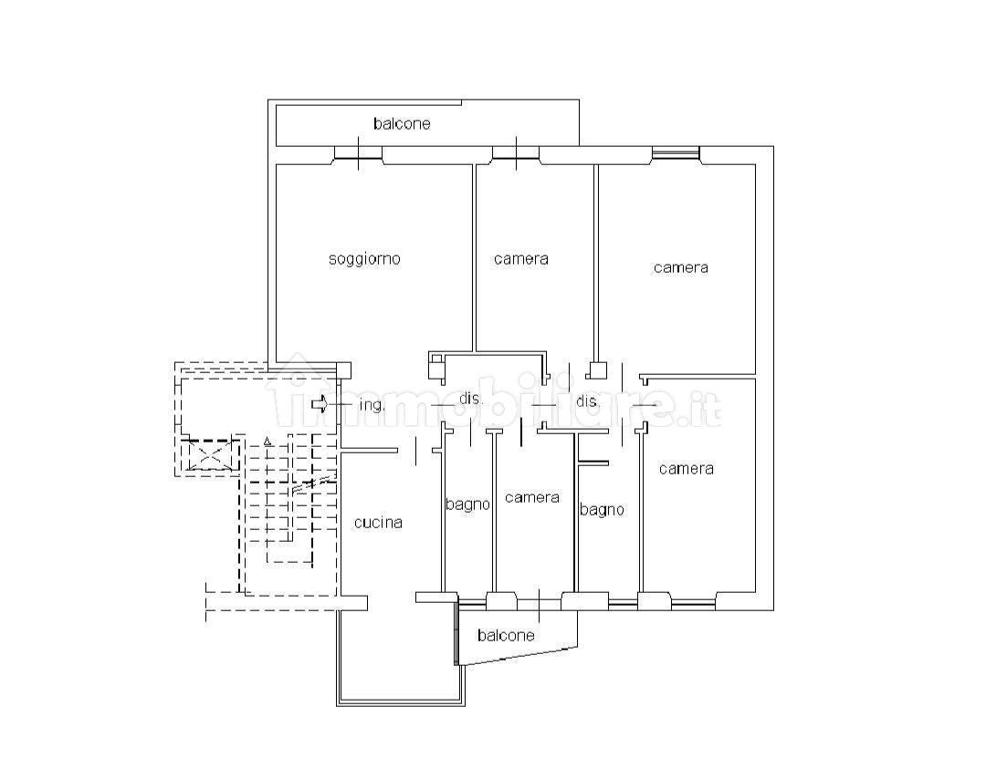 4 bedrooms Apartment in Cagliari, Italy No. 312215