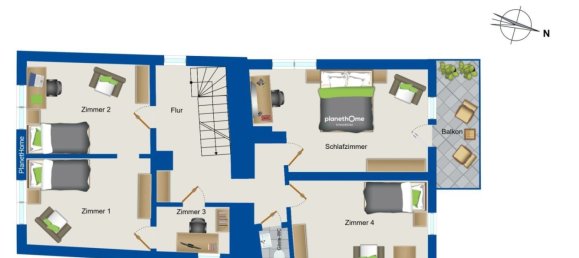 Дом с 7 комнатами в Майнц, Германия № 28845 3