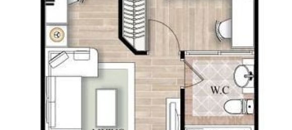 1 Schlafzimmer Eigentumswohnung in Bangkok, Thailand, Nr. 11810 3