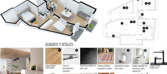 Apartamento de 2 dormitorios en Ciudad Vieja, Spain No. 67909 19