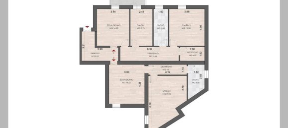 Квартира с 4 комнатами в Альгеро, Италия № 50051 14