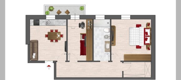 Квартира с 4 комнатами в Альгеро, Италия № 50051 15